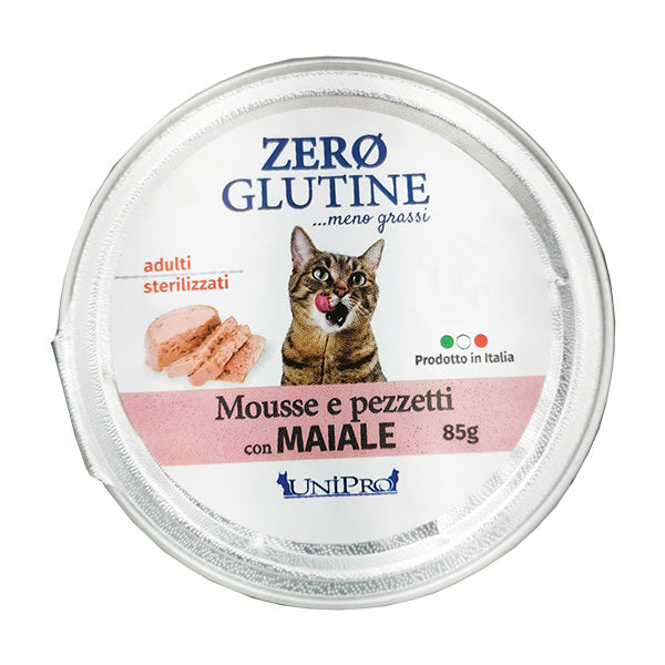 Unipro Zero Glutine con Maiale 85gr Unipro Zero Glutine con Maiale 85gr